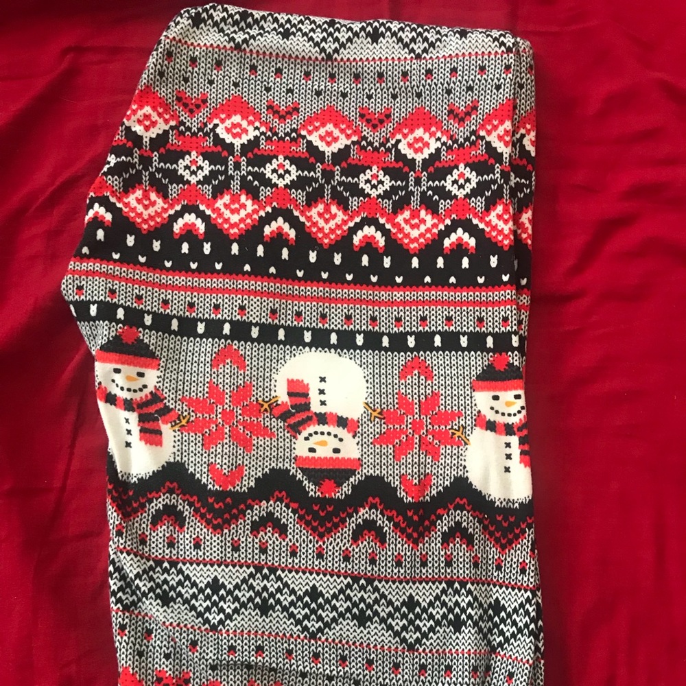 Christmas snowman Leggings